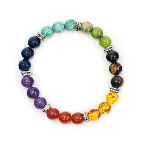 chakra mixed beads bracelet