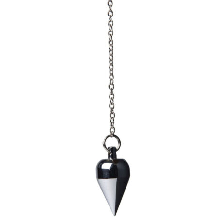 silver colour conical pendulum brass chrome plated