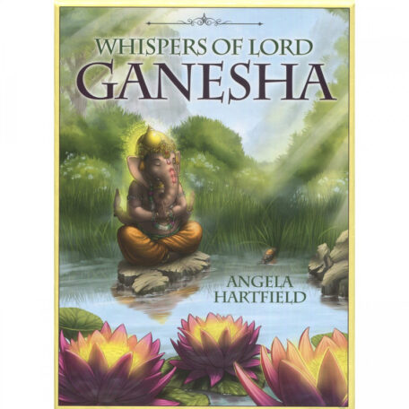 whispers of lord ganesha oracle cards angela hartfield