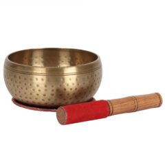 15cm beaten brass singing bowl