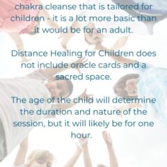 Healing For Children – Distant Healing with Kirsty