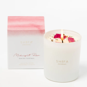 Shifa Midnight Rose Large Candle