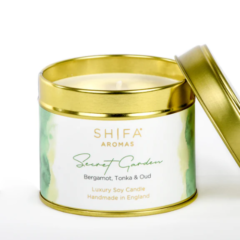 Shifa Secret Garden Tin Candle