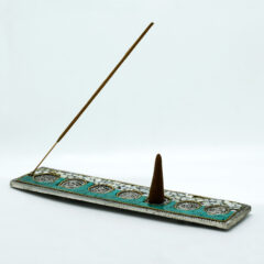 seven chakra tibetan incense holder