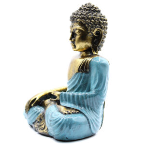 teal gold buddha